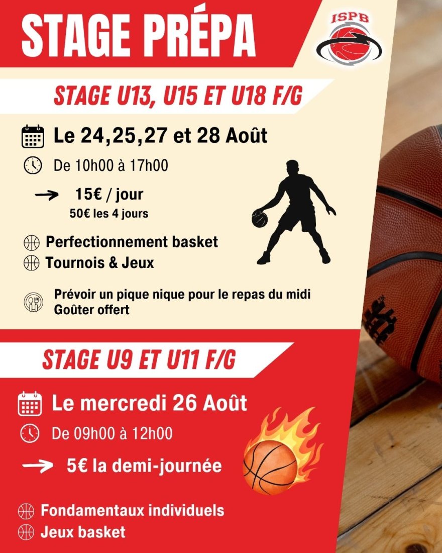 Stage Prépa Août 2026